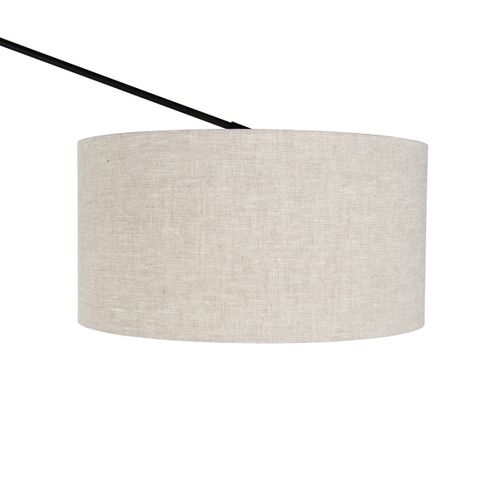 Lampadaire Noir Avec Abat-jour Gris Clair 50 Cm Orientable - Editeur