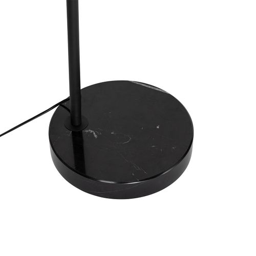 Lampe D'arche Moderne Noire Avec Verre Fumé - Arc