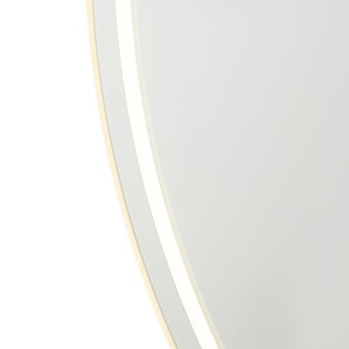 Miroir De Salle De Bain Moderne 80 Cm Avec LED Et Variateur Tactile - Sebas