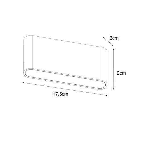 Applique D'extérieur Moderne Marron Rouille 17,5 Cm Avec LED Ip65 - Batt