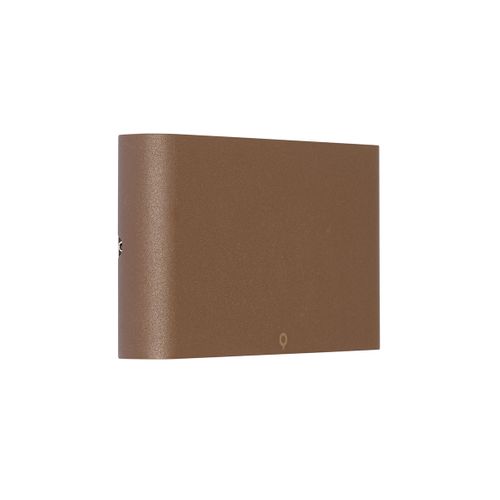 Applique D'extérieur Moderne Marron Rouille 17,5 Cm Avec LED Ip65 - Batt