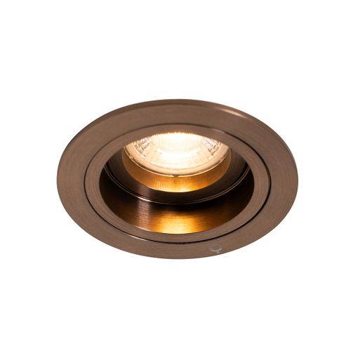 Spot Encastrable Bronze Foncé Rond Orientable Et Inclinable - Chuck