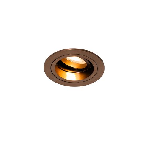 Spot Encastrable Bronze Foncé Rond Orientable Et Inclinable - Chuck
