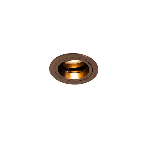 Spot Encastrable Bronze Foncé Rond Orientable Et Inclinable - Chuck