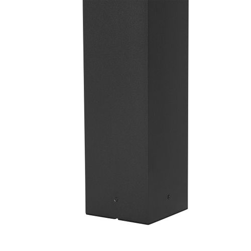 Borne Extérieure Moderne Noire 90 Cm Ip44 - Nicole
