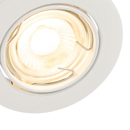 Spot Encastrable Moderne Blanc 35 Mm Inclinable - Edu