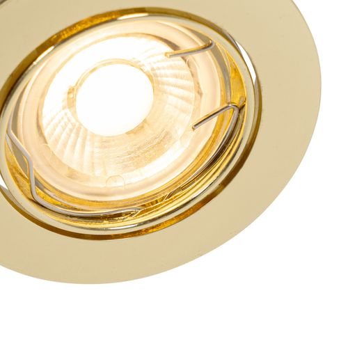 Spot Encastrable Moderne En Laiton 35 Mm Inclinable - Edu