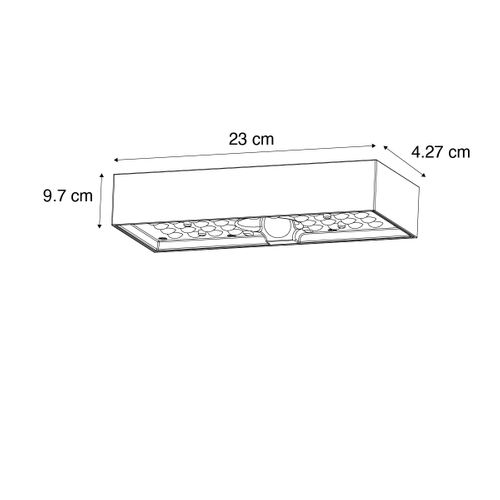 Applique Murale D'extérieur Rouge Avec Lumière à Intensité Variable Et Capteur Solaire - Kayo