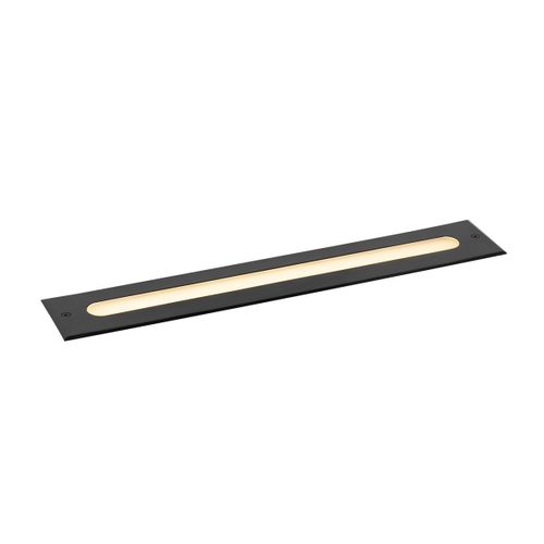 Spot De Sol Moderne Noir 50 Cm Avec LED Ip65 - Eline