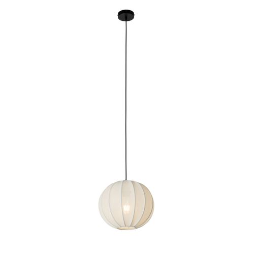 Suspension Japandi En Soie Blanche 30 Cm - Plu