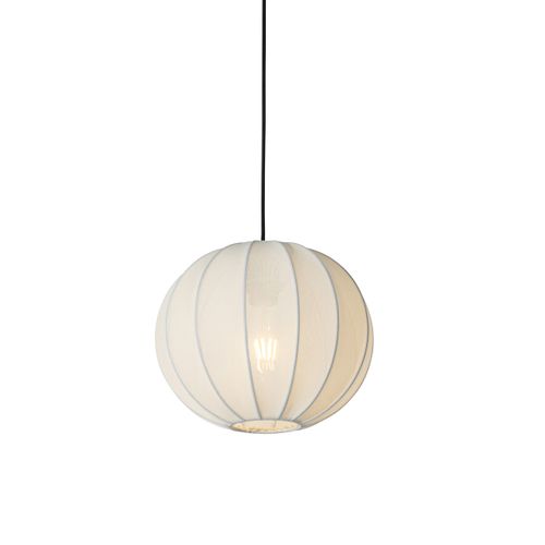 Suspension Japandi En Soie Blanche 30 Cm - Plu