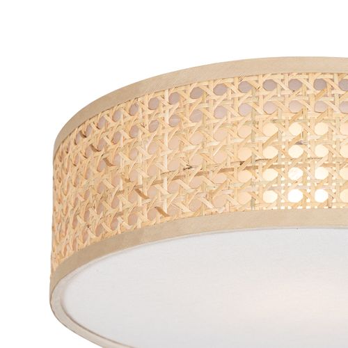 Plafonnier Oriental Rotin 30 Cm - Tromma