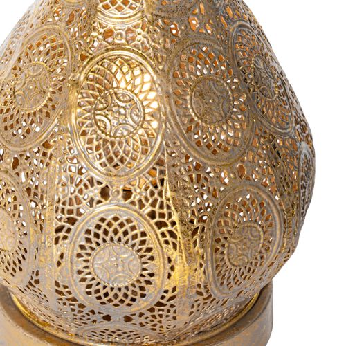Lampe De Table Orientale Dorée 19 Cm - Mowgli