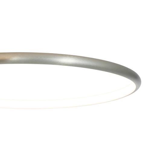 Plafonnier Design Acier Avec LED Intégrée, Variateur 3 Niveaux, 3 Lumières - Joaniqa