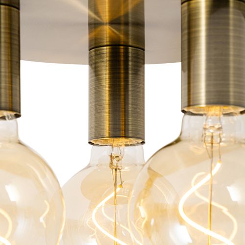 Plafonnier Moderne Rond En Bronze - Facil