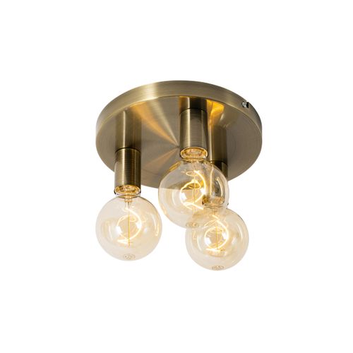 Plafonnier Moderne Rond En Bronze - Facil