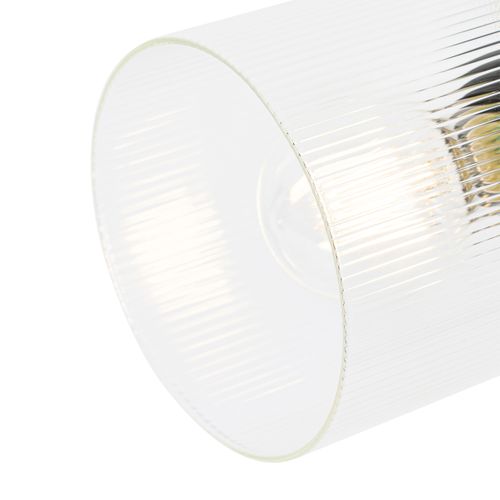 Spot De Plafond Doré Avec Verre 4 Lumières Orientables - Laura