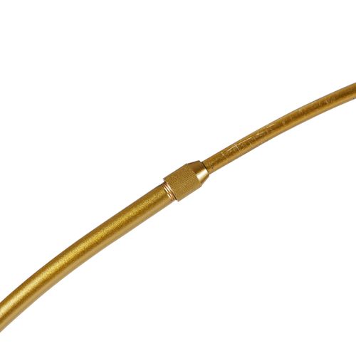 Lampe D'arche Intelligente En Laiton Avec Abat-jour Blanc Incl. Wifi A60 - Arc Basic