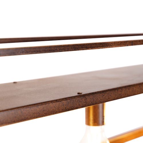 Suspension Intelligente Brun Rouille Avec Étagère Incl. 4 Wifi A60 - Cage Rack