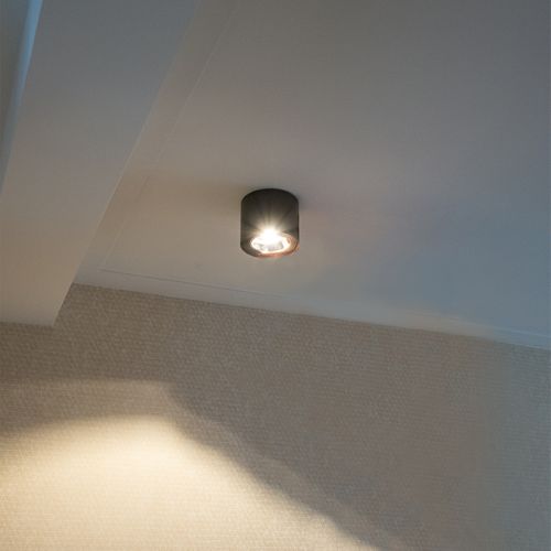 Spot De Plafond Moderne Noir Rotatif Et Inclinable Ar111 - Rondoo Up