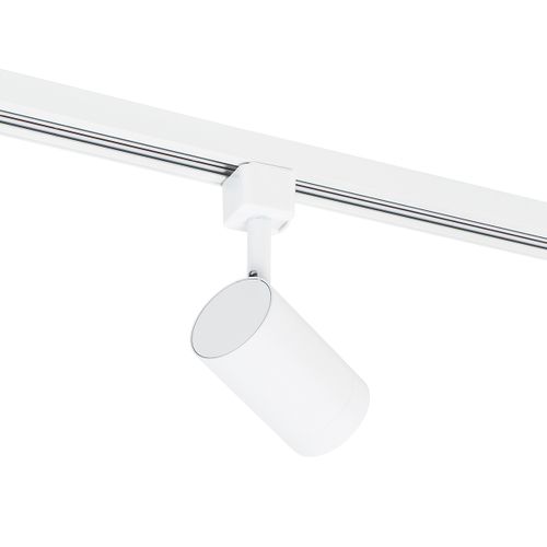 Système Sur Rail Monophasé Moderne Avec 10 Spots Blanc - Jeana