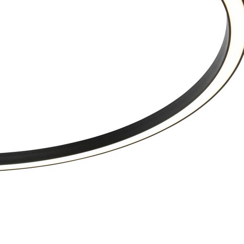 Lampe Suspendue Intelligente Noire 80 Cm Avec LED Et Rgbw - Girello