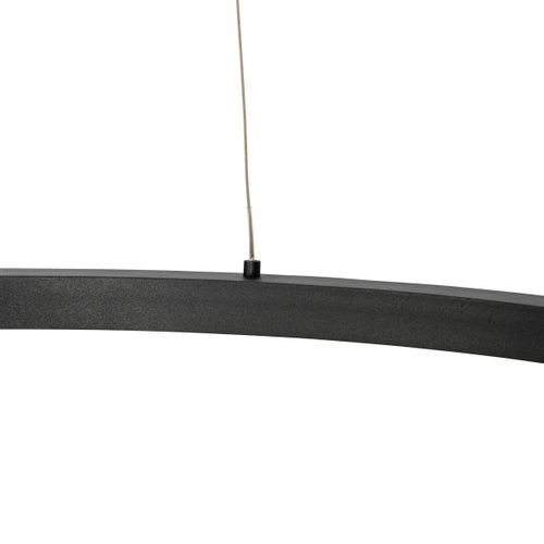 Lampe Suspendue Intelligente Noire 80 Cm Avec LED Et Rgbw - Girello
