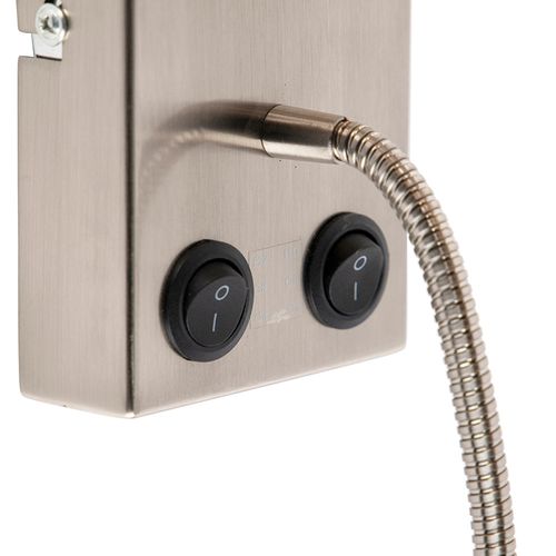 Applique Murale Intelligente En Acier Avec Abat-jour Gris Avec Wifi A60 - Stacca