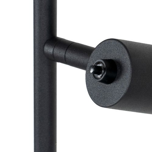 Lampadaire Intelligent Noir Avec Or, Y Compris 2 A60 Wifi - Stijn