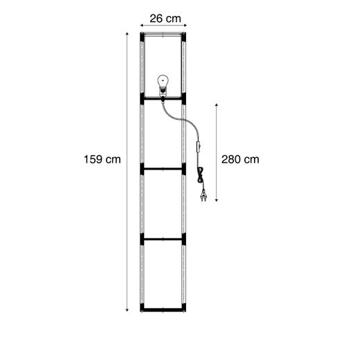 Lampadaire Intelligent Noir Avec Wifi A60 - Stojan