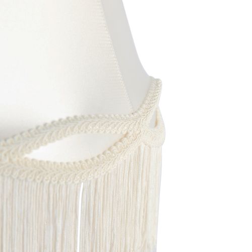 Lampe De Table Classique En Laiton Avec Abat-jour Granny Crème 30 Cm - Simplo