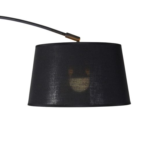 Lampe D'arche Intelligente Noire Avec Or, Avec Wifi A60 - Arc Basic