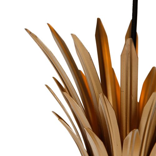 Lampe à Suspension Art Déco Dorée 3 Lumières - Wesley