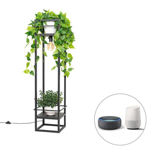 Lampadaire Industriel Intelligent Noir Avec Wifi G95 - Cage Rack