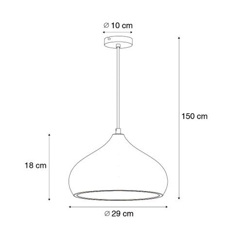 Lampe Suspendue Moderne En Béton - Nick