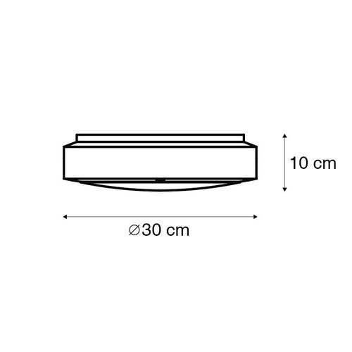 Applique Et Plafonnier Intelligent Gris Foncé Avec Wifi A60 - Glow