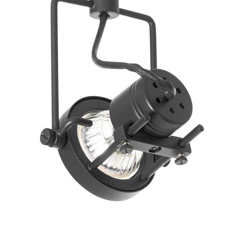 Système Sur Rail Intelligent Noir Monophasé Avec 5 Gu10 Wifi - Suplux