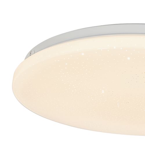 Plafonnier Intelligent Blanc 38 Cm Effet Étoile Avec LED Avec Télécommande - Extrema