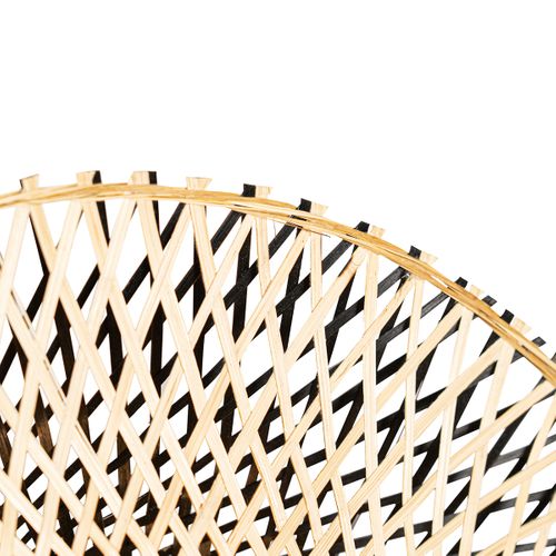 Applique Intelligente En Bambou 50 Cm Avec Prise Avec Wifi A60 - Rina