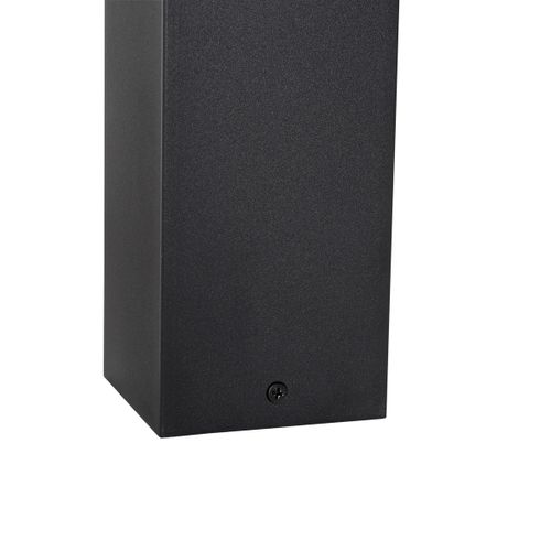 Lampe D’extérieur Sur Pied Noire Avec Abat-jour Fumé 30 Cm - Danemark