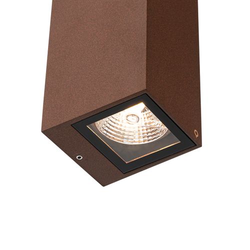 Applique Industrielle Marron Rouille 2 Lumières Ar70 Ip54 - Baleno