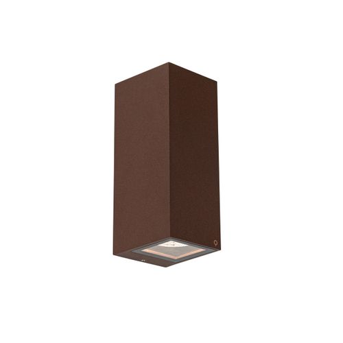 Applique Industrielle Marron Rouille 2 Lumières Ar70 Ip54 - Baleno