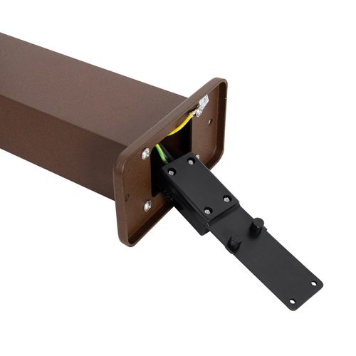 Lampadaire Extérieur Industriel Brun Rouille 80 Cm Ip44 - Baleno