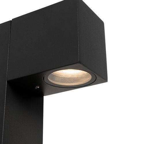 Lampadaire D'extérieur Industriel Noir 80 Cm Ip44 - Baleno
