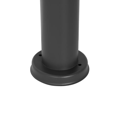 Lampadaire Extérieur Moderne Gris Foncé Avec Opale 110 Cm Ip44 - Rox