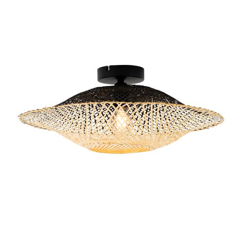 Plafonnier D'extérieur Oriental Bambou 50 Cm Ip44 - Rina