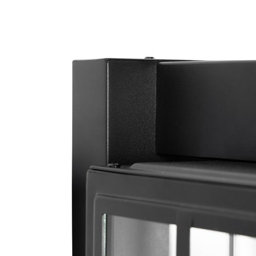 Applique Murale Extérieure Classique Noire Ip44 - Dover