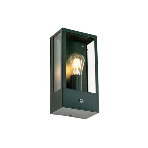 Applique D'extérieur Vert Foncé Avec Capteur Crépusculaire Ip44 - Rotterdam