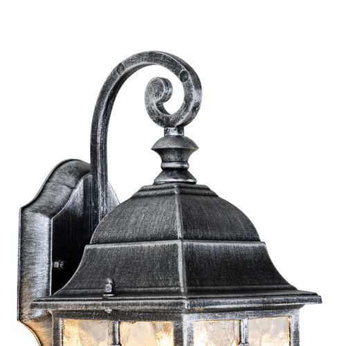 Lanterne Murale D'extérieur Romantique Argent Vieilli - Londres