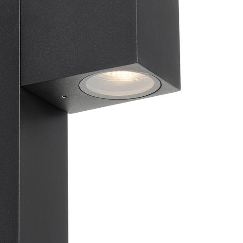 Lampe D'extérieur Sur Pied Intelligente Noire 65 Cm Ip44 Avec Wifi Gu10 - Baleno